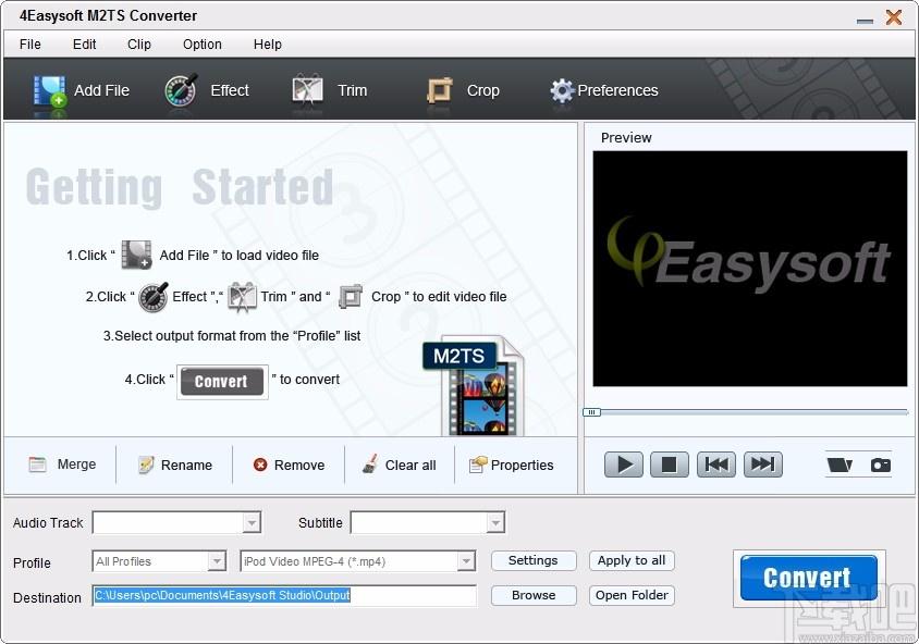 4Easysoft M2TS Converter下载,M2TS视频转换工具