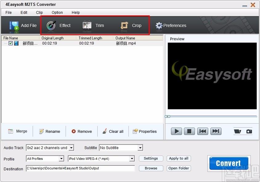 4Easysoft M2TS Converter下载,M2TS视频转换工具
