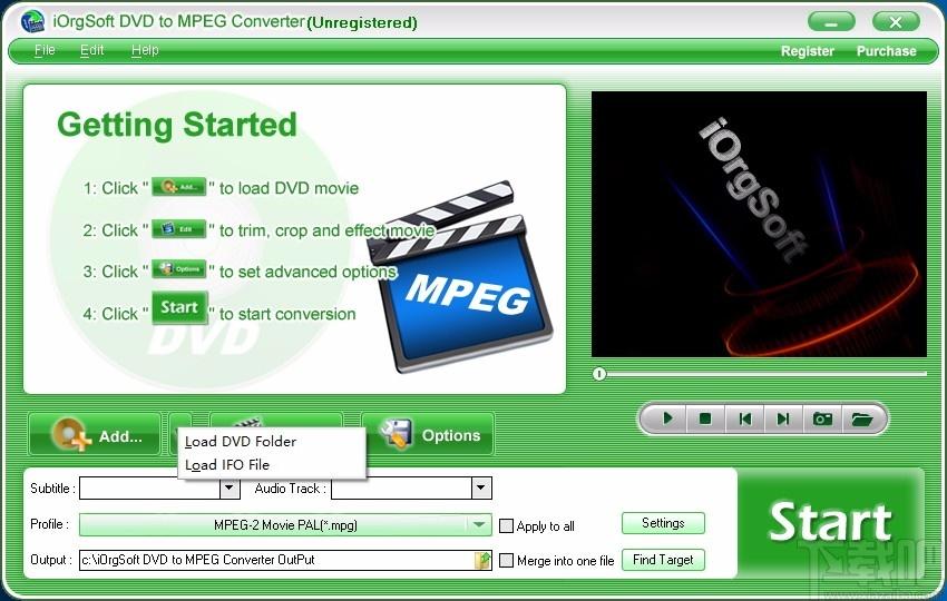 iOrgSoft DVD to MPEG Converter下载,DVD转MPEG转换器