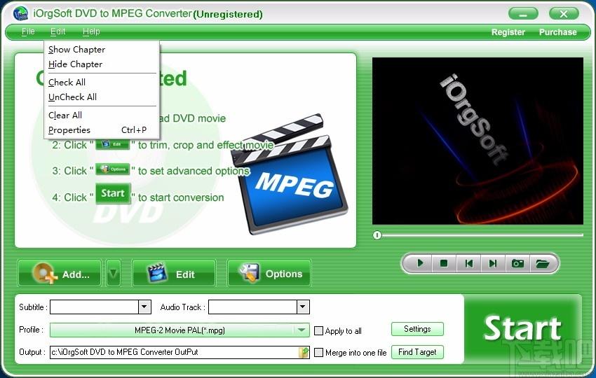 iOrgSoft DVD to MPEG Converter下载,DVD转MPEG转换器